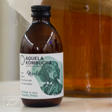 Aquela Kombucha Garrafa de Vidro 25cl Cúrcuma e Pimenta-preta