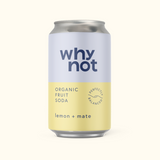 Why Not Soda Lata 33cl Limão + Mate