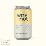 Why Not Soda Cans 33cl Elderflower + Yuzu