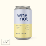 Why Not Soda Can 33cl Lemon + Mate