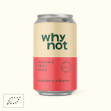 Why Not Soda Can 33cl Raspberry + Thyme