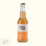 Why Not Soda Glass Bottle 33cl Peach + Ginger